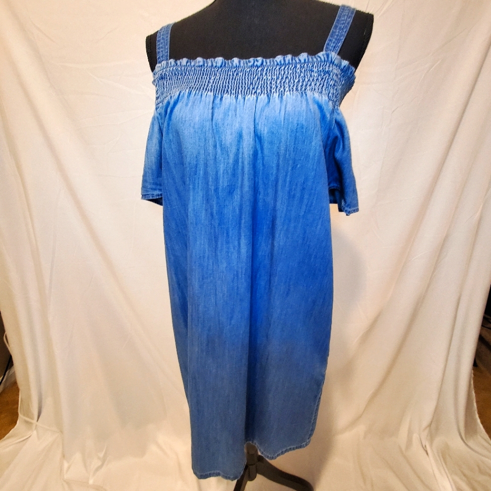 Current/Elliot Denim Dress, Small Wash Blue, Size 6